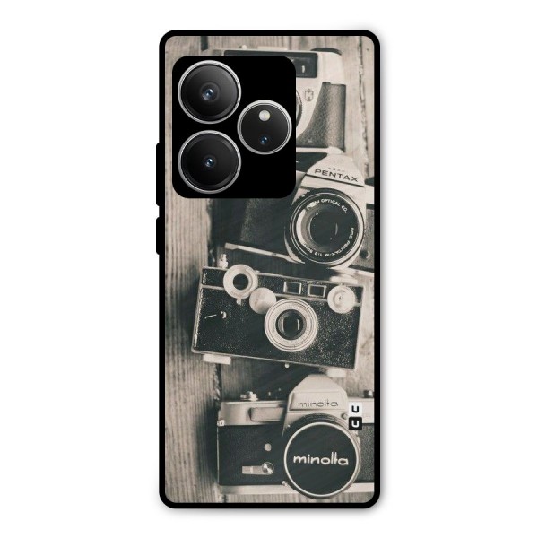 Vintage Style Shutter Metal Back Case for Realme GT 6