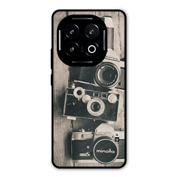 Vintage Style Shutter Metal Back Case for iQOO 13