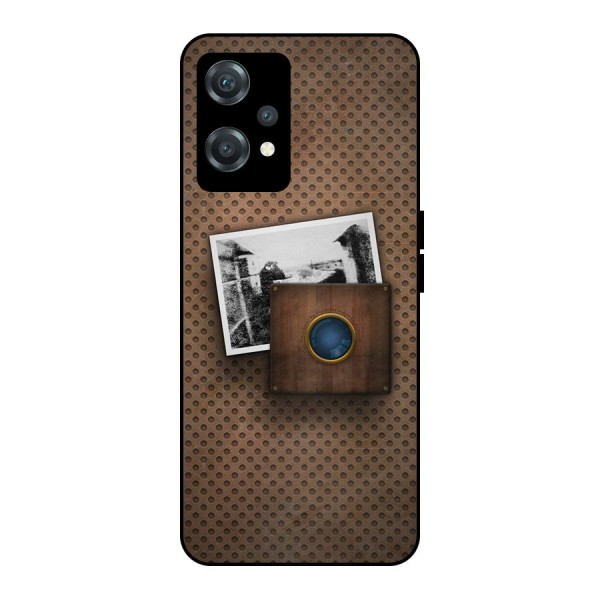 Vintage Wood Camera Metal Back Case for OnePlus Nord CE 2 Lite 5G