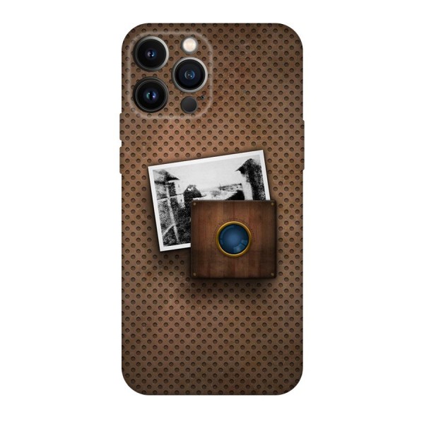 Vintage Wood Camera Original Polycarbonate Back Case for iPhone 13 Pro Max