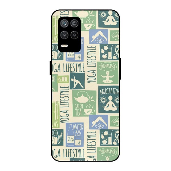Vintage Yoga Lifestyle Metal Back Case for Realme 9 5G