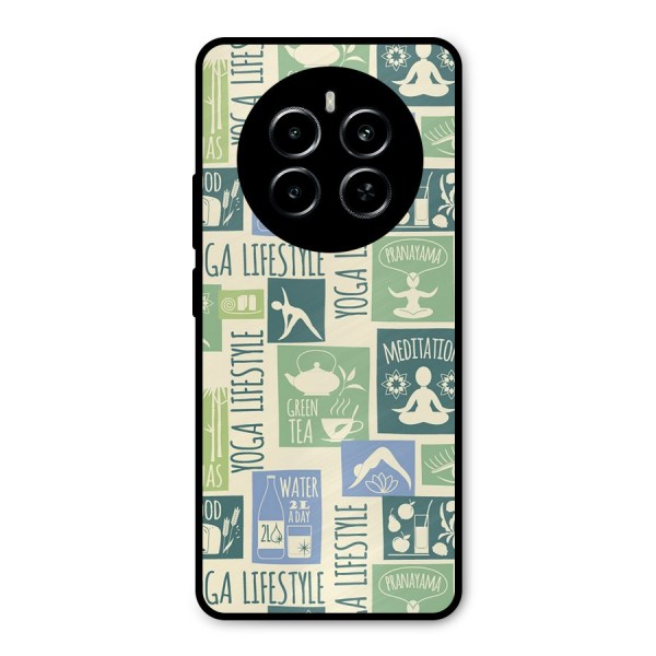 Vintage Yoga Lifestyle Metal Back Case for Realme P1