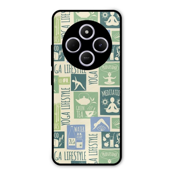Vintage Yoga Lifestyle Metal Back Case for Redmi A4