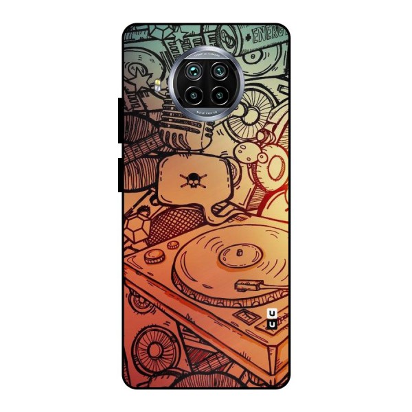 Vinyl Design Metal Back Case for Mi 10i