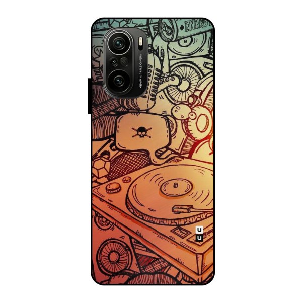 Vinyl Design Metal Back Case for Mi 11X Pro
