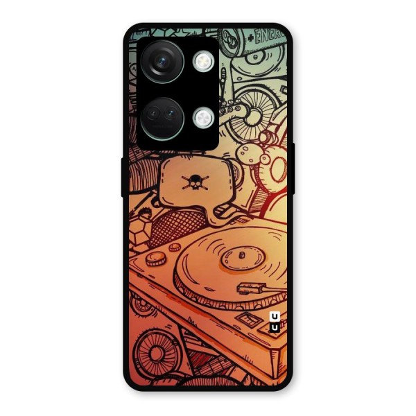 Vinyl Design Metal Back Case for OnePlus Nord 3