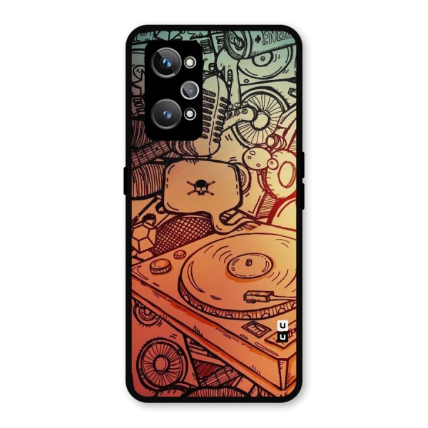 Vinyl Design Metal Back Case for Realme GT 2