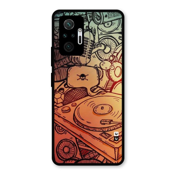 Vinyl Design Metal Back Case for Redmi Note 10 Pro Max