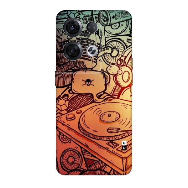 Vinyl Design Original Polycarbonate Back Case for Oppo Reno8 Pro 5G