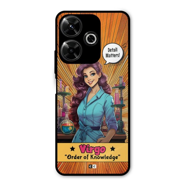 Virgo Order Metal Back Case for Redmi 13 5G