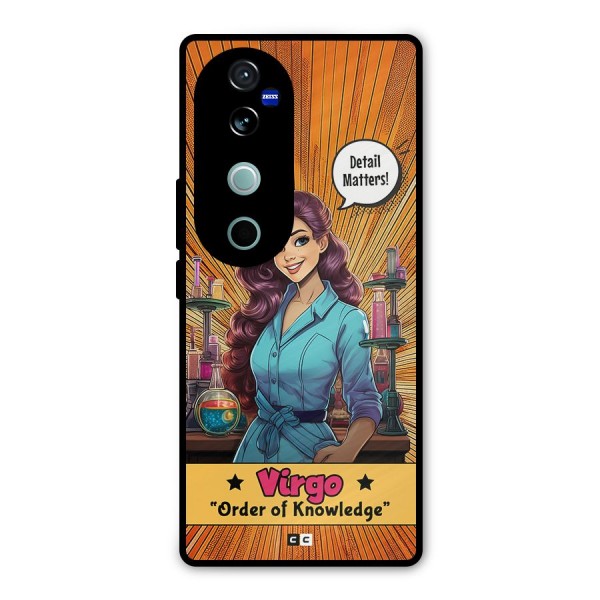 Virgo Order Metal Back Case for Vivo V40