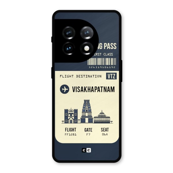 Vishakapatnam Boarding Pass Metal Back Case for OnePlus 11