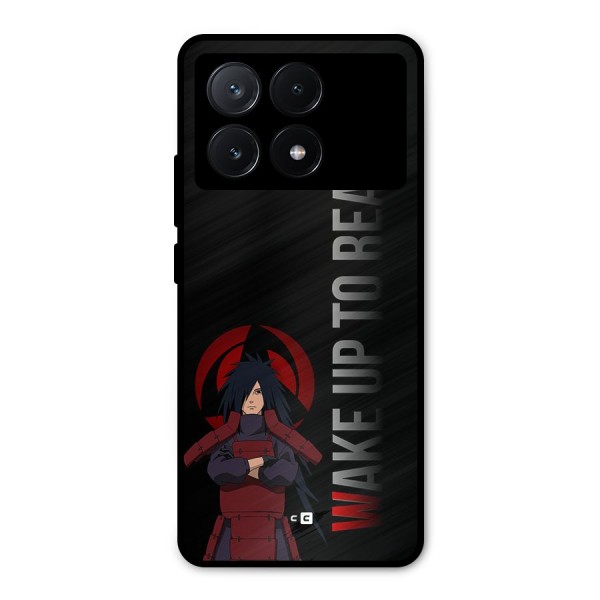 Wake Up Madara Uchiha Metal Back Case for Poco X6 Pro