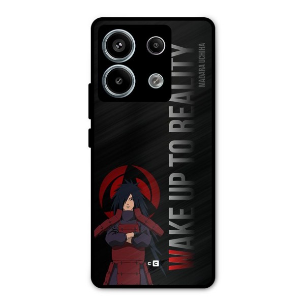 Wake Up Madara Uchiha Metal Back Case for Redmi Note 13 Pro 5G