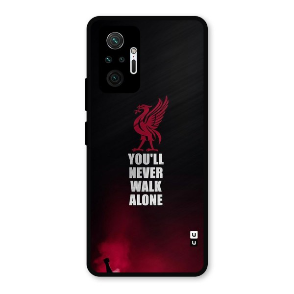 Walk Alone Metal Back Case for Redmi Note 10 Pro