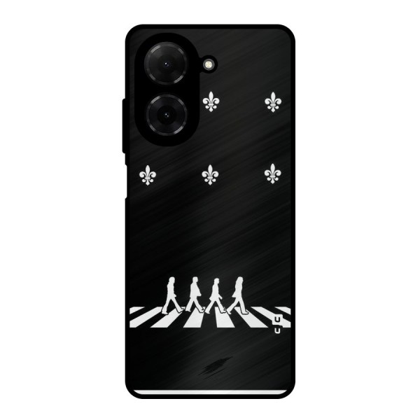 Walking Four Metal Back Case for Poco C71