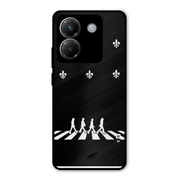 Walking Four Metal Back Case for Poco M7 Pro 5G