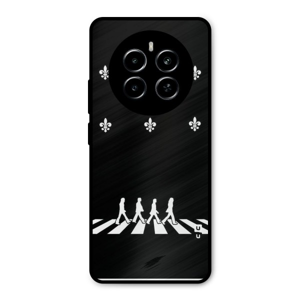 Walking Four Metal Back Case for Realme P1