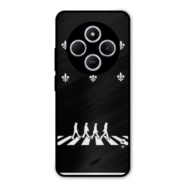 Walking Four Metal Back Case for Redmi A4
