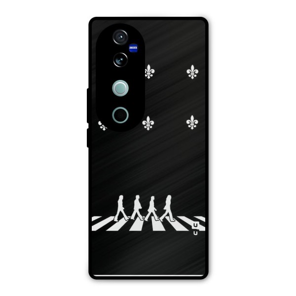 Walking Four Metal Back Case for Vivo V40 Pro