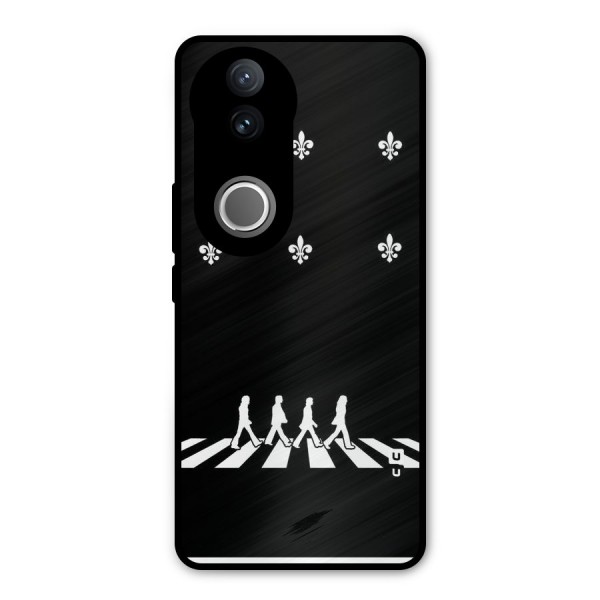 Walking Four Metal Back Case for Vivo V50e