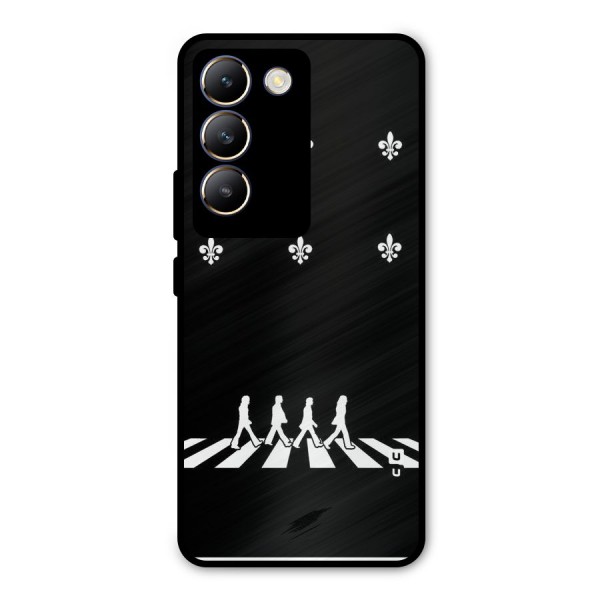 Walking Four Metal Back Case for Vivo Y200e