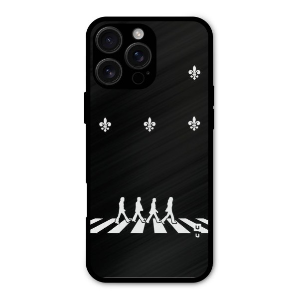 Walking Four Metal Back Case for iPhone 16 Pro Max