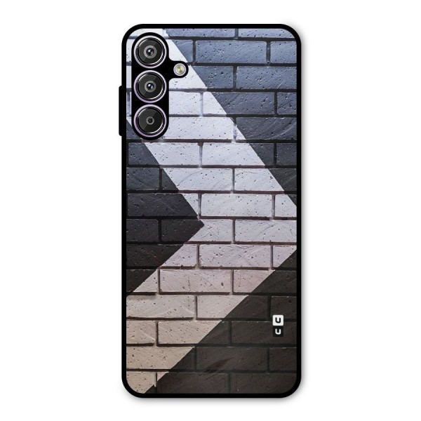 Wall Arrow Design Metal Back Case for Galaxy F15