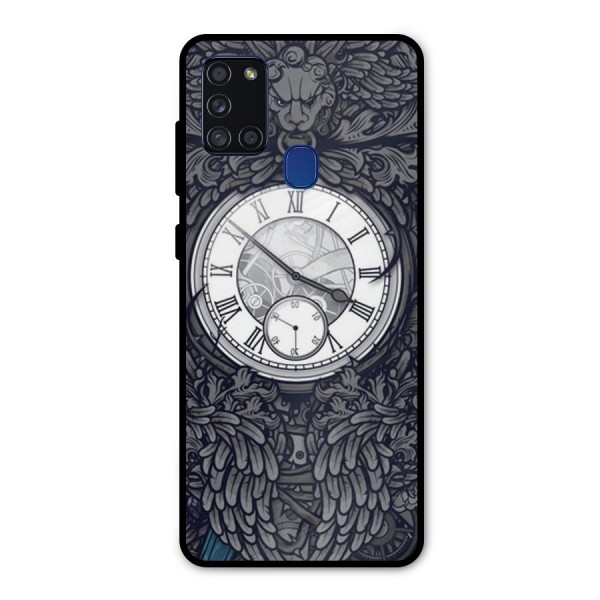 Wall Clock Metal Back Case for Galaxy A21s