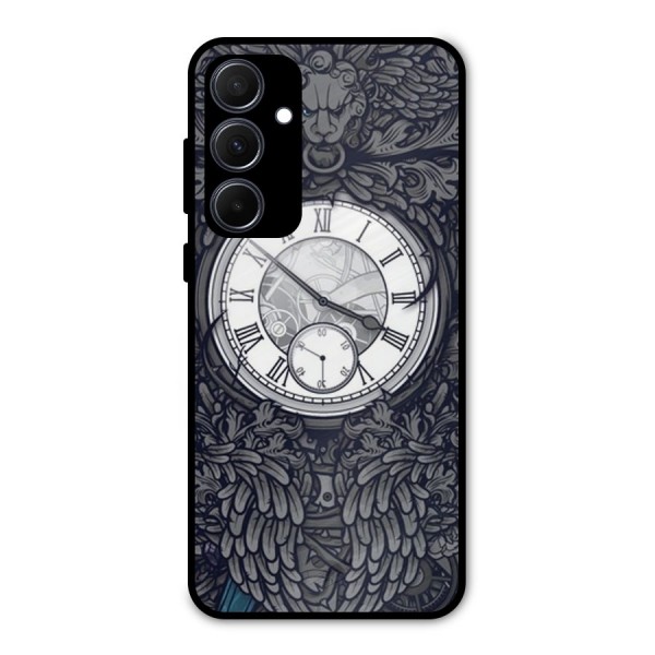 Wall Clock Metal Back Case for Galaxy A35