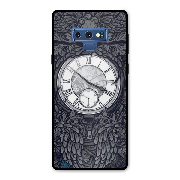 Wall Clock Metal Back Case for Galaxy Note 9