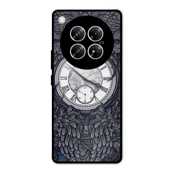 Wall Clock Metal Back Case for Infinix Zero 40 5G