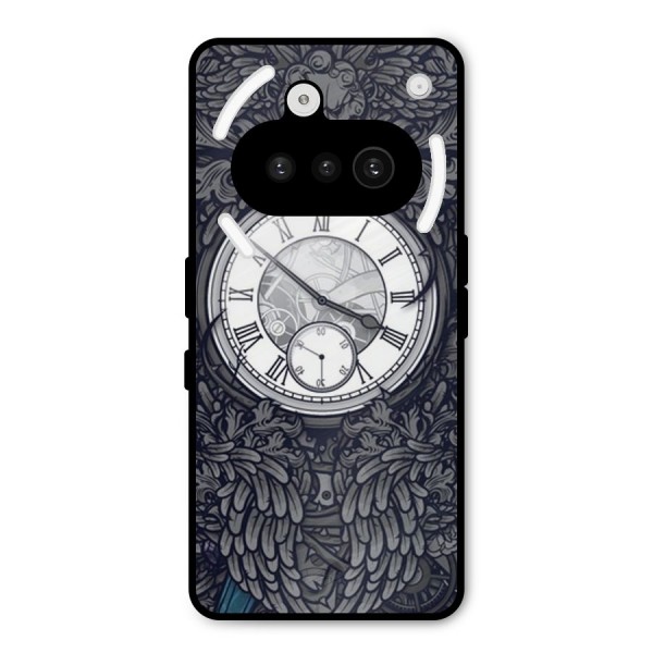 Wall Clock Metal Back Case for Nothing Phone 3a
