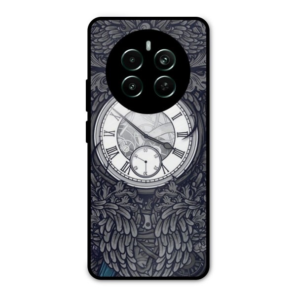 Wall Clock Metal Back Case for Realme 12 Pro Plus