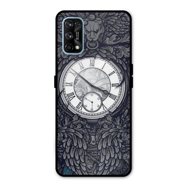 Wall Clock Metal Back Case for Realme 7 Pro