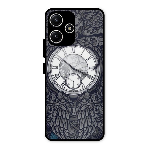 Wall Clock Metal Back Case for Redmi 12 5G