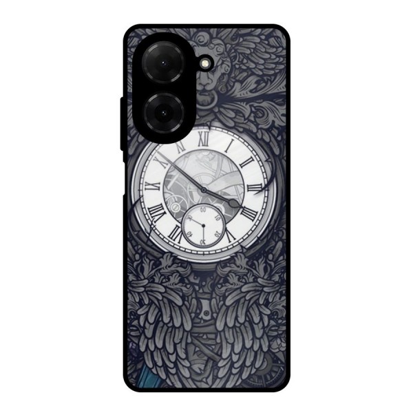 Wall Clock Metal Back Case for Redmi A5 4G
