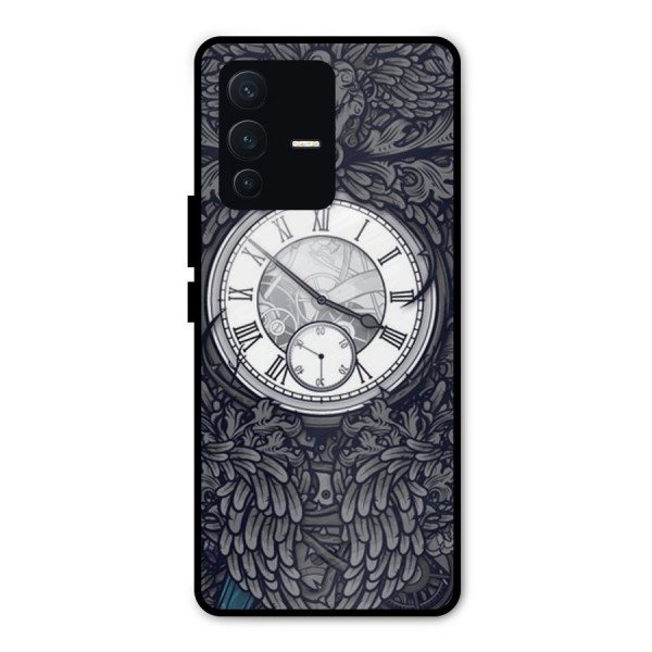 Wall Clock Metal Back Case for Vivo V23 Pro