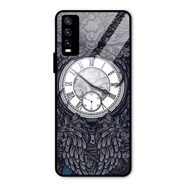 Wall Clock Metal Back Case for Vivo Y20i