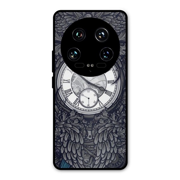 Wall Clock Metal Back Case for Xiaomi 14 Ultra