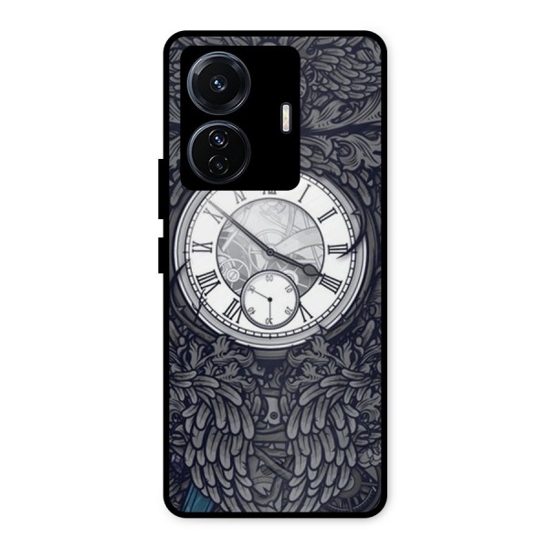Wall Clock Metal Back Case for iQOO Z6