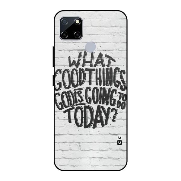 Wall Good Metal Back Case for Realme Narzo 30A