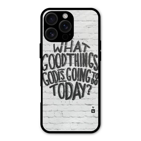 Wall Good Metal Back Case for iPhone 16 Pro Max