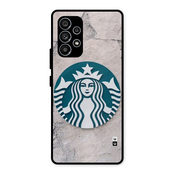Wall StarBucks Metal Back Case for Galaxy A53 5G