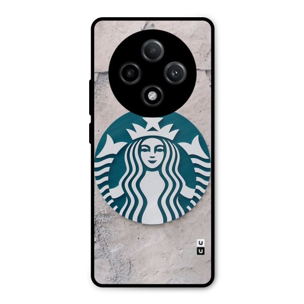 Wall StarBucks Metal Back Case for Oppo F27 Pro Plus