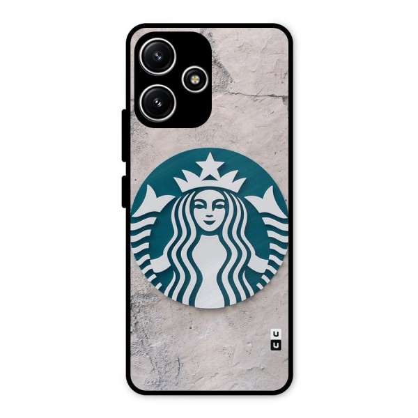 Wall StarBucks Metal Back Case for Redmi 12 5G