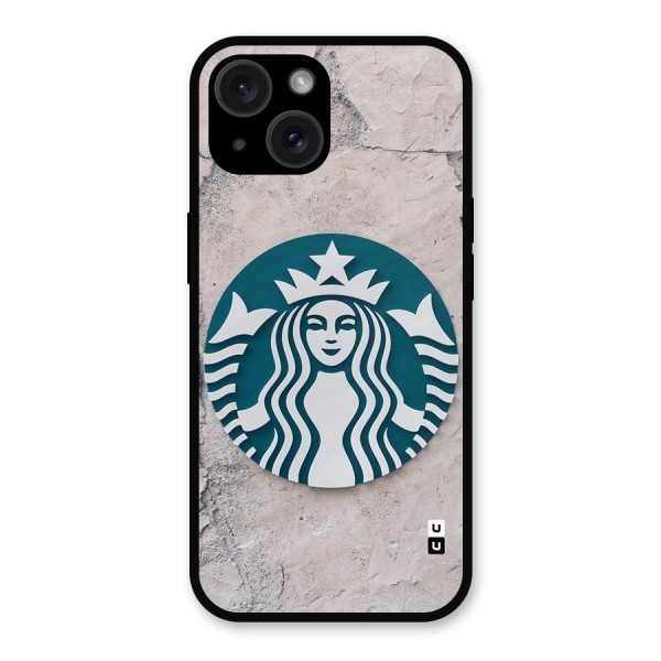 Wall StarBucks Metal Back Case for iPhone 15