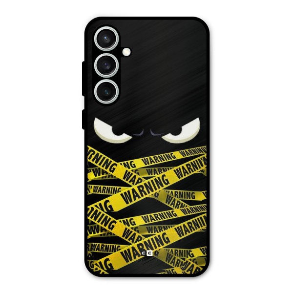 Warning Eyes Metal Back Case for Galaxy S23 FE