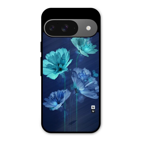 Water Flowers Metal Back Case for Google Pixel 9