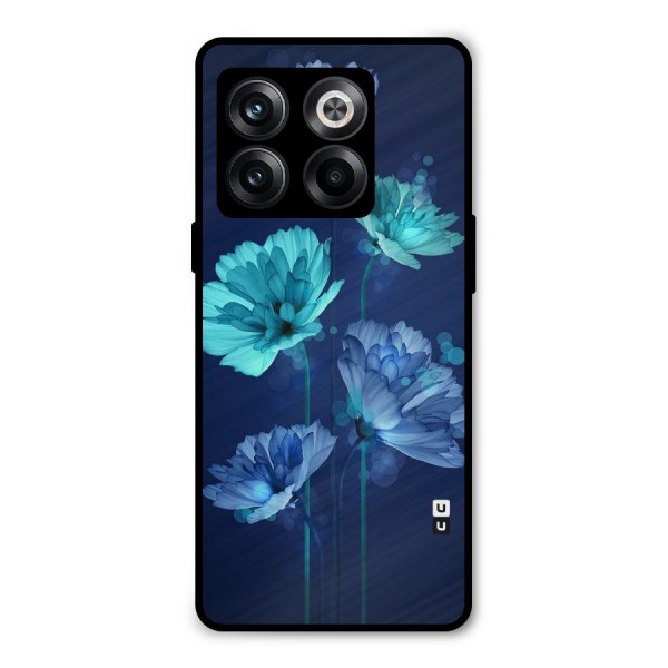 Water Flowers Metal Back Case for OnePlus 10T